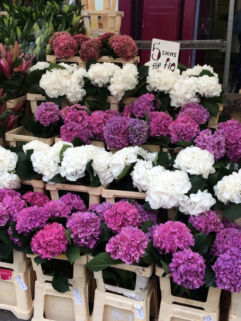 marché aux fleurs à Colombia Road - Londres