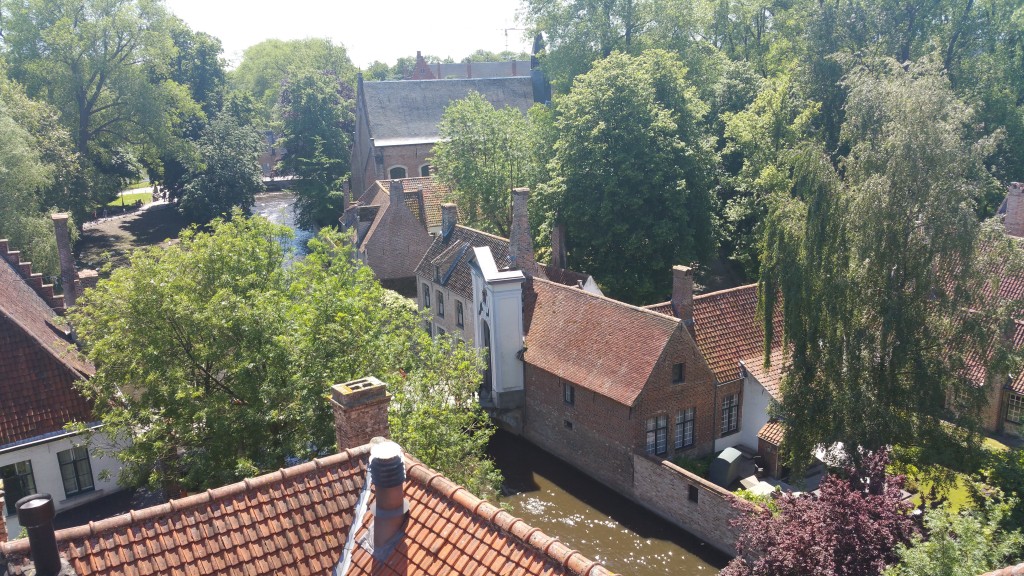Vue sur les toits de Bruges