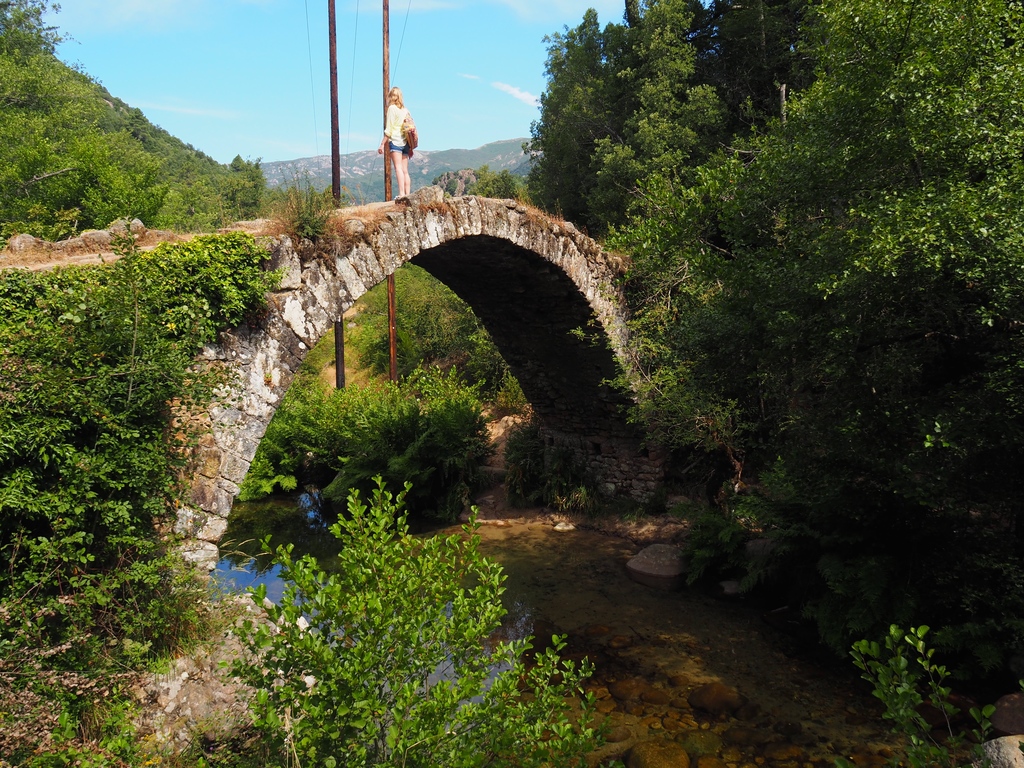 Pont génois de Zipitoli en Corse