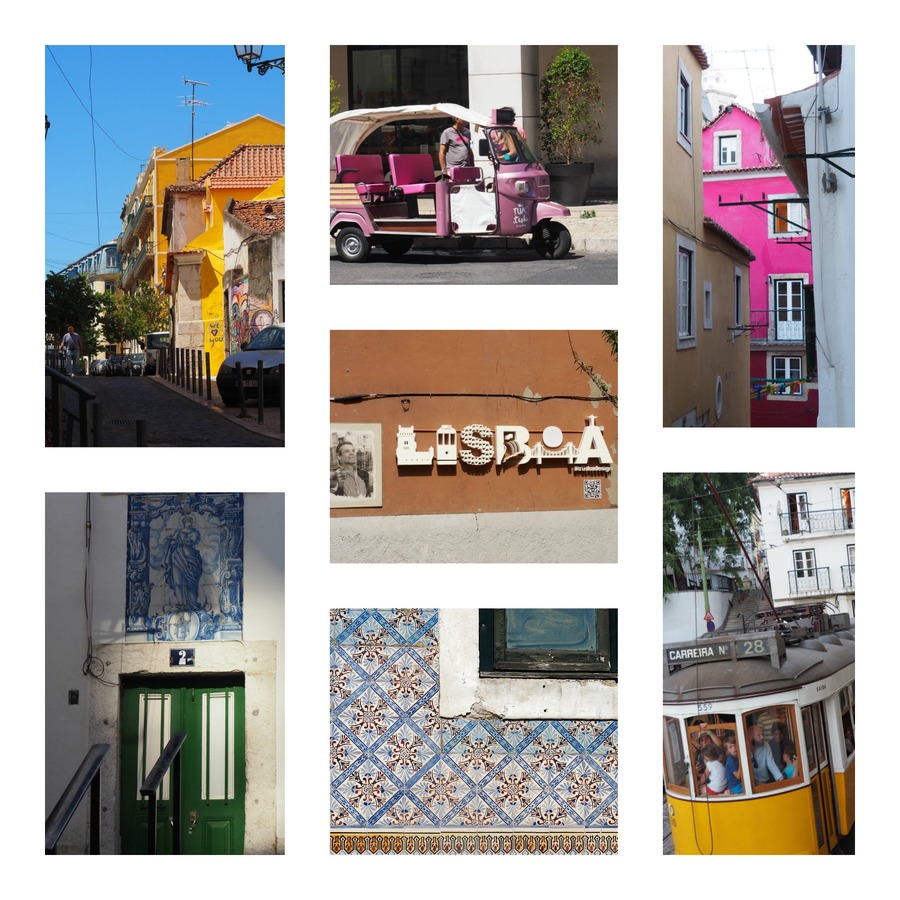 Le quartier coloré de l'Alfama à Lisbonne