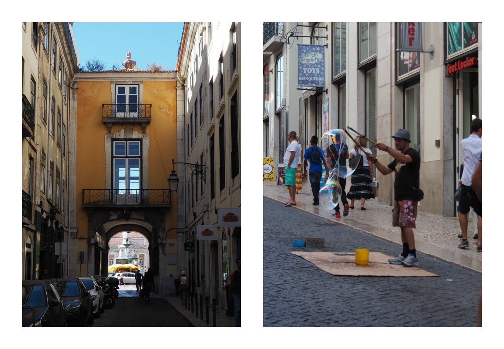 Balade dans le quartier de la Baixa à Lisbonne