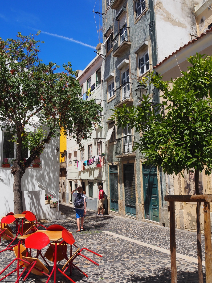 Les ruelles de l'Alfama à Lisbonne