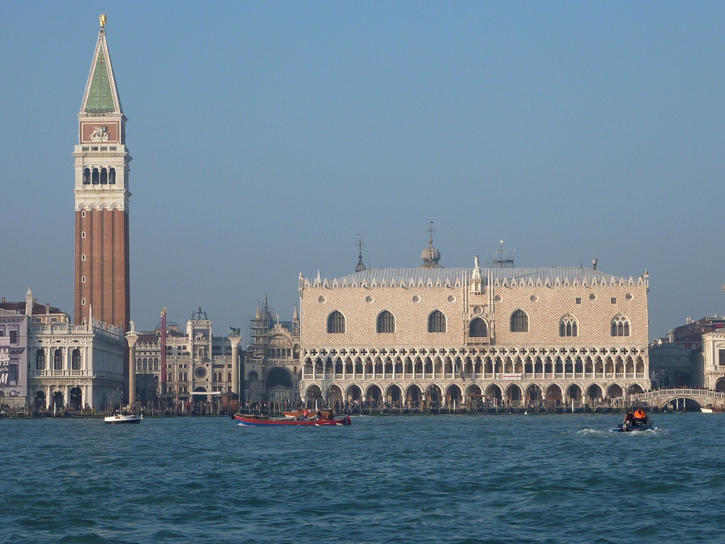 Venise en hiver, le Palais des Doges