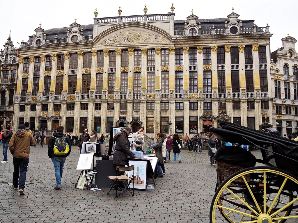 Bruxelles en 4 jours et en famille - Grand Place et ses calèches