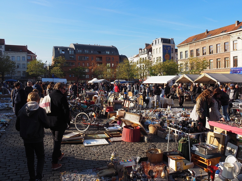 Visiter Bruxelles en famille, que faire en 4 jours ? - Un dimanche aux Marolles - Le marché aux Puces