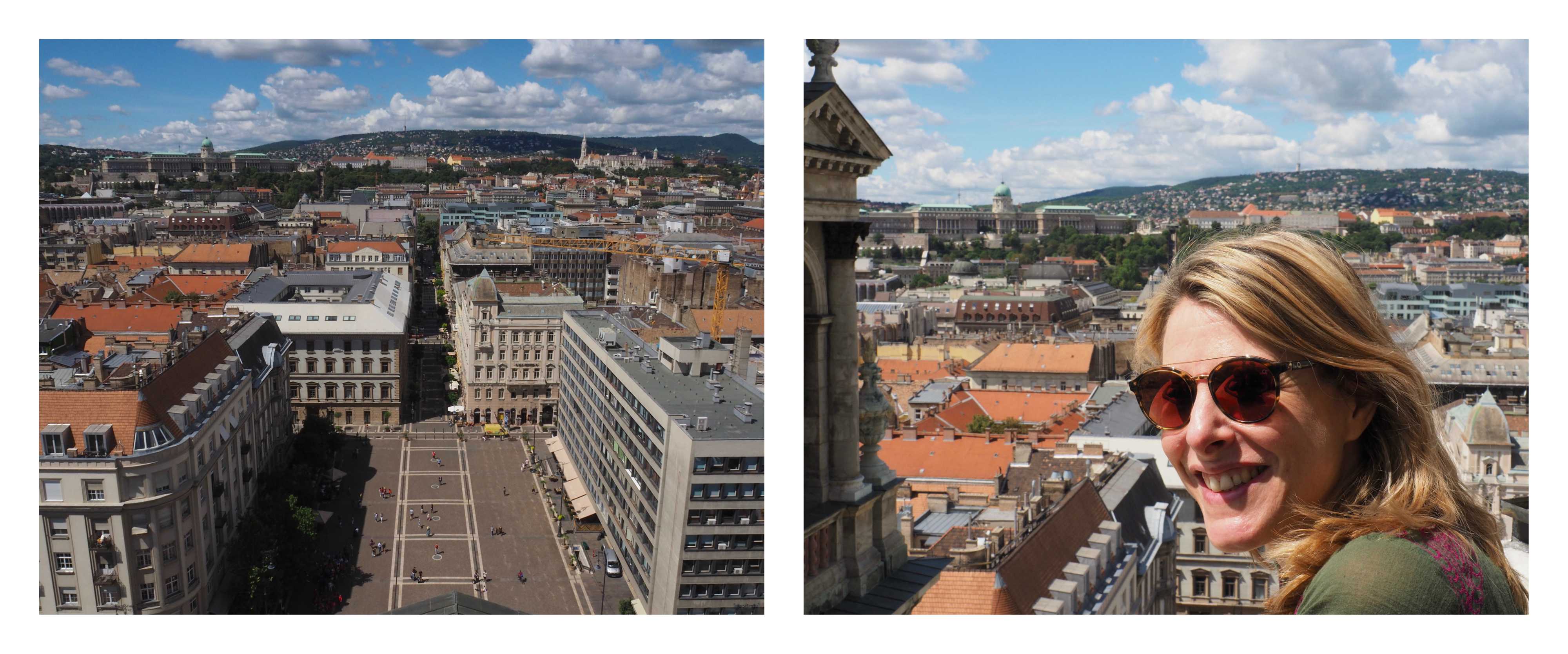 Visite de Budapest en famille, itinéraire sur 5 jours -Vue du haut de la Basilique Saint-Etienne