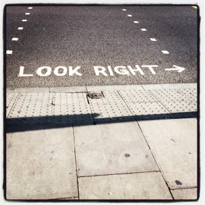 Look right rue Londres