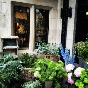 Fleurs du Liberty Shop à Londres