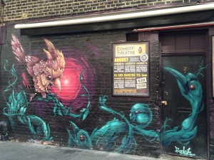 Fresque par Zadok - Livington street à Londres