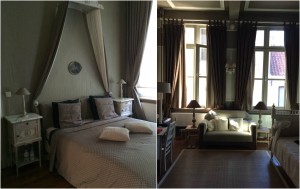Chambre d'hôtes Côté Canal à Bruges, Chambre Empire