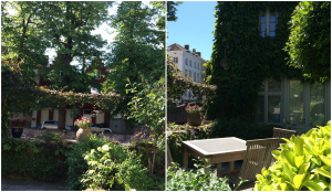 Jardins de la chambre d'hôtes "Coté Canal" à Bruges