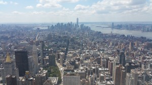 Vue époustouflante de New York du haut de l'Empire State Building