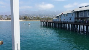 Wharf de Santa Barbara en Californie