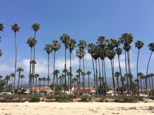Plage de Santa Barbara en Californie