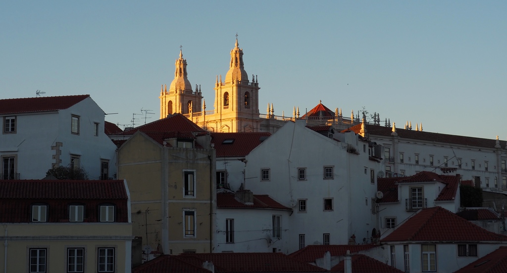 Vue de Portas do Sol à Lisbonne