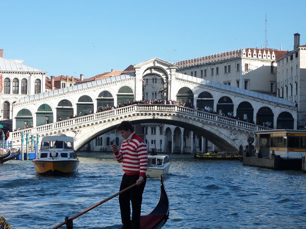 Venise en hiver, le pont Rio Alto