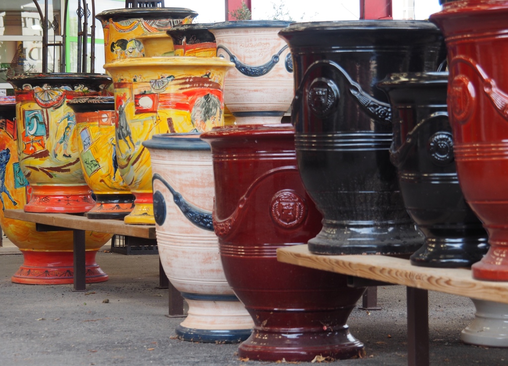 La Bambouseraie en Cévennes, vases Anduze, la poterie La Madeleine