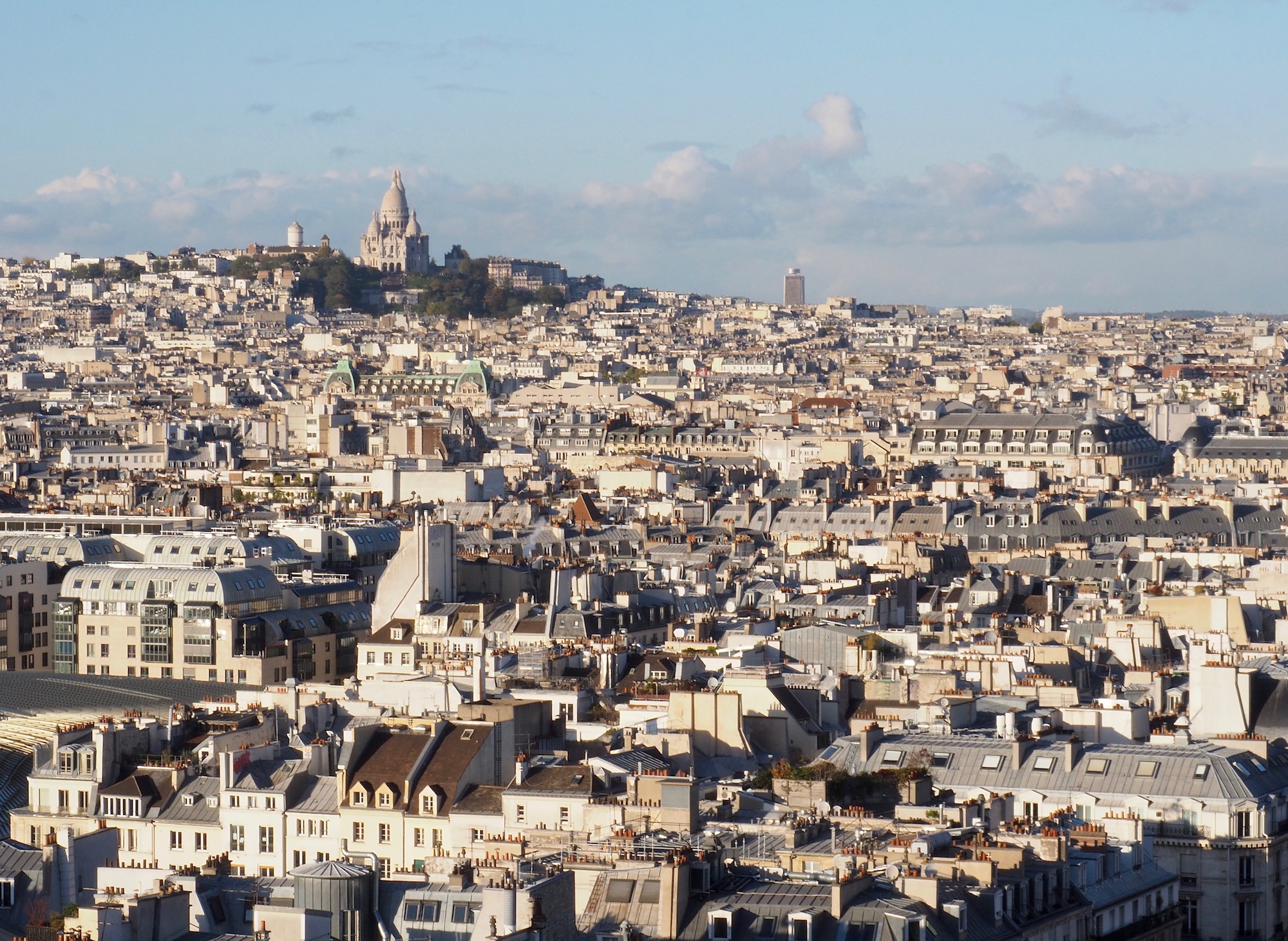 La vigne de Montmartre, visite d'un lieu rare et insolite - vue su le Sacré-Coeur