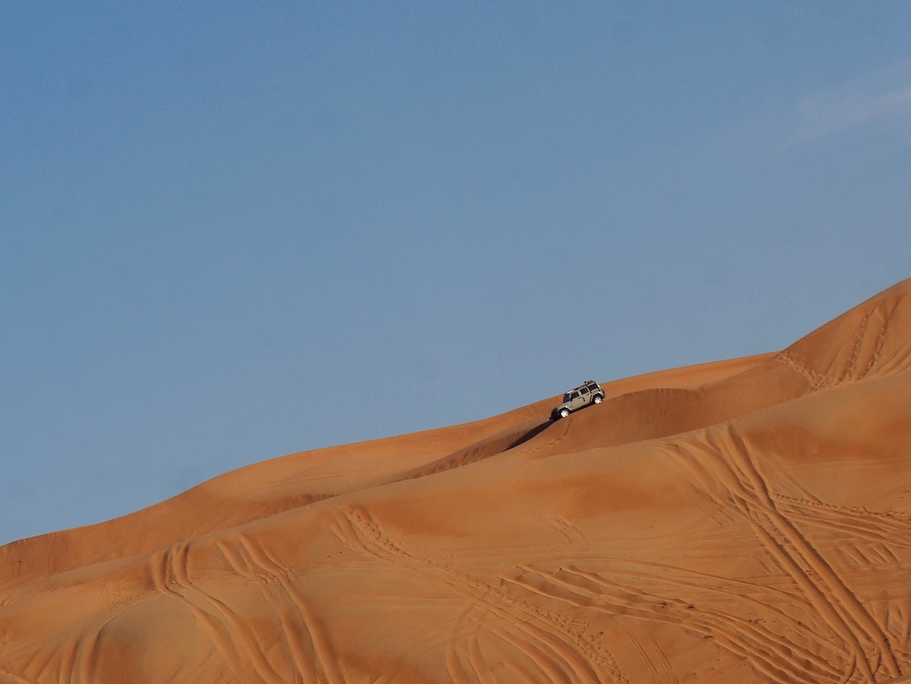 Voyage à Oman, dune bashing dans le désert de Wahiba Sands