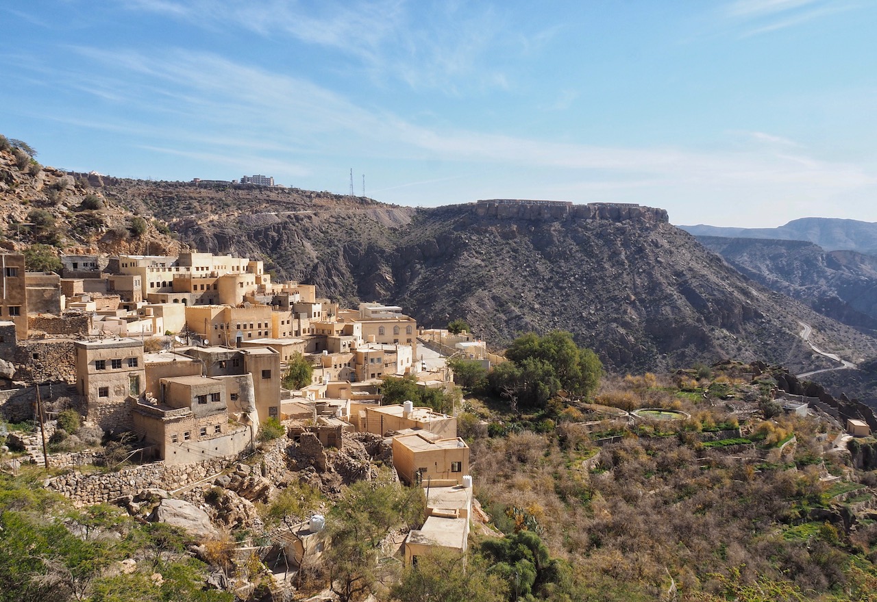 Voyage à Oman, petit village de Ash Shirayjah, Djebel Al Akhdar