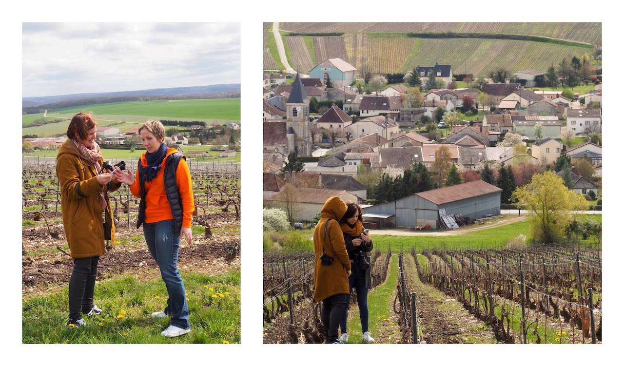 Week-end en Aube en Champagne - visite des vignes - Philippe Fourrier - vue sur le village de Baroville