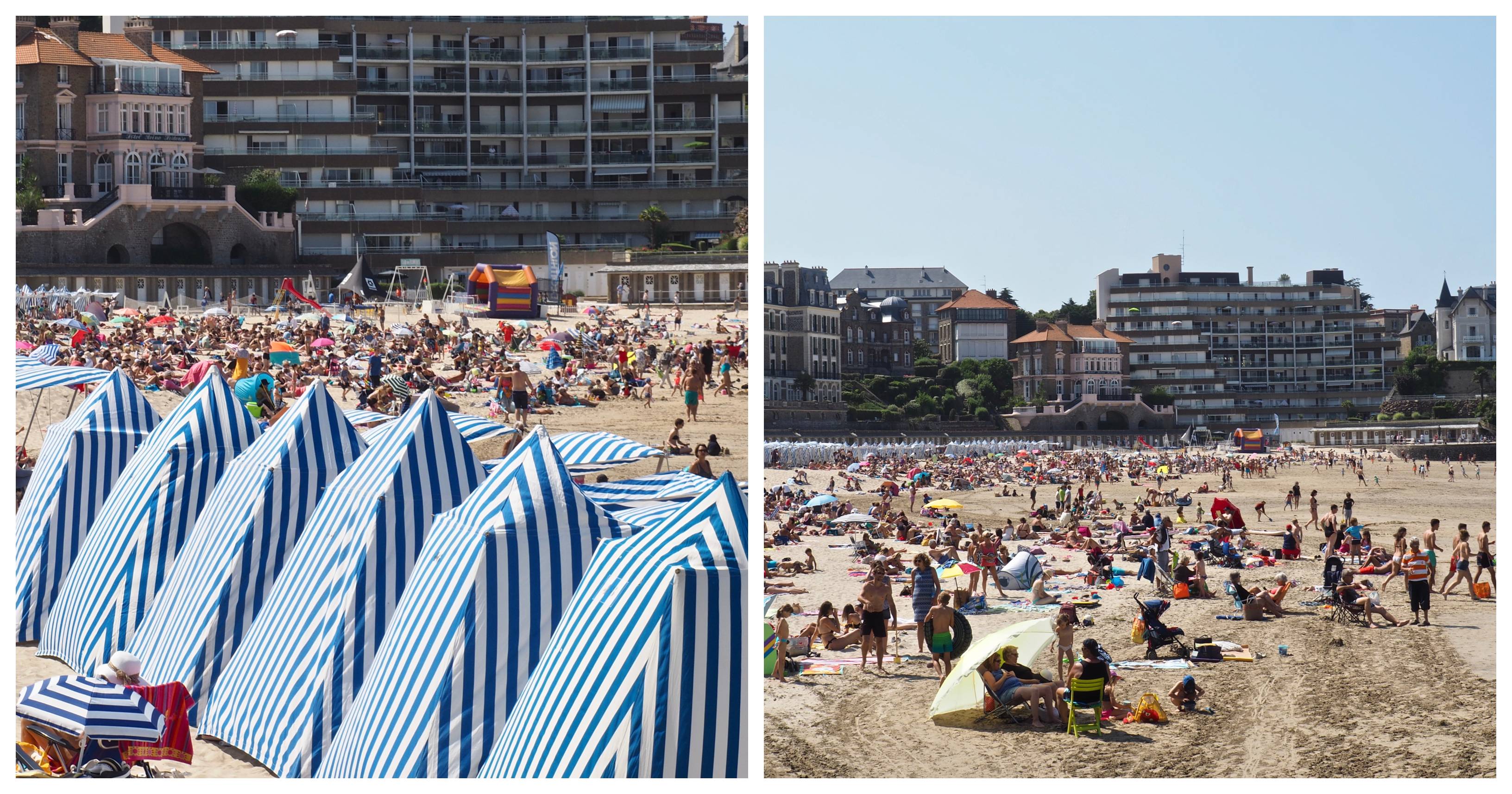 3 jours à Saint-Malo : La plage de Dinard en plein été !